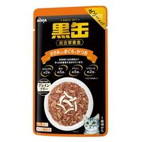 黒缶 パウチ 猫 ささみ入りまぐろとかつお 70g 24袋 キャットフード ウェット