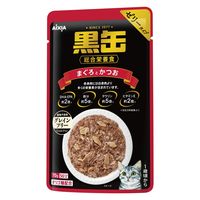 黒缶 パウチ 猫 まぐろとかつお 70g 24袋 キャットフード ウェット