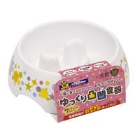 ゆっくりデコボコ食器 M 1個 犬用 早食い防止 ドギーマン