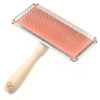 ソフトスリッカーブラシ L 犬猫用 プレシャンテ 抜け毛 ペティオ