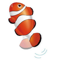 ダンシングフィッシュ クマノミ 1個 猫 電動 おもちゃ