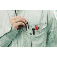 ペンライト LED 18lm IP54準拠 ワイドビーム コンパクト ジェントス Floox シルバー LU-101 1個