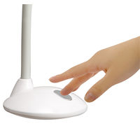 デスクライト LED Ra97 ジェントス 眼のことを考えたデスクライト スタンダードモデル DK-R256WH 1台