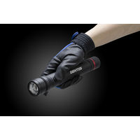 懐中電灯 LED IP66準拠 ブラック ジェントス REXXED LEDフラッシュライト RX-323D 1個
