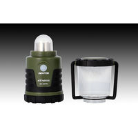 LEDランタン 調色 調光 IP64準拠 カーキ 1m落下耐久 ジェントス Explorer EX-334D 1個