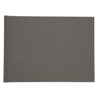 無印良品 ハードカバーアルバム KGサイズ1段 20ページ ダークグレー　1セット（2冊） 良品計画