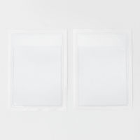 無印良品 ポケットシール カードサイズ 1ポケット×2枚組 1セット（3袋） 良品計画