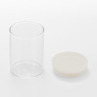 無印良品 耐熱ガラス丸型保存容器 約直径7.5×高さ11cm 約320ml 良品計画