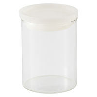 無印良品 耐熱ガラス丸型保存容器 約直径7.5×高さ11cm 約320ml 1セット（3個） 良品計画