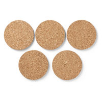 無印良品 コルク コースター 5枚組 約直径9.5cm 1セット（1個（5枚組）×2） 良品計画