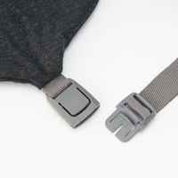 無印良品 フィットするネッククッション 杢黒 約16×64cm 良品計画