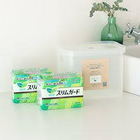 【職場のロリエ】ロリエスリムガード 昼用 羽つき 20.5cm 3ケース（28枚×48個)＋オリジナルBOXセット4個　アスクルオリジナルデザイン 限定