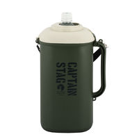 パール金属 キャプテンスタッグ ペットボトル2L用クーラー（保冷剤付） ダークグリーン UE-2038 1個