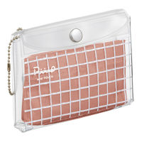 コクヨ ミニポーチ<ピープ> (フラットタイプ) ピンクテラコッタ F-VBF242-6 1セット(2個)（直送品）