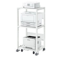 サンワサプライ 高耐荷重プリンタラック/スタンド/台 幅600×奥行500×高さ1205mm ホワイト LPS-T121H 1台（直送品）