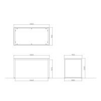 【軒先渡し】ニシキ工業 会議テーブル 幅1800×奥行900×高さ1000mm ライトオーク ABX-1890H-LO 1台（直送品）
