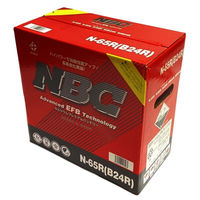 NBC 国産車バッテリー アイドリングストップ車対応 N-65R(B24R)　1個（直送品）