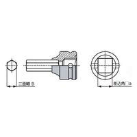 東日製作所 ヘックスソケット  431  1個（直送品）