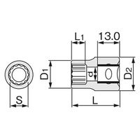 ＴＯＮＥ（株） ソケット HP3D-24 1個（直送品）