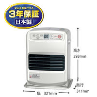 ダイニチ工業　石油ファンヒーター・Sタイプ　FW-25S4-S　1台（直送品）