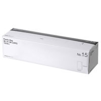 【ポリ袋】アスクル 箱入り規格袋　LDPE 0.02mm厚　15号　透明　1箱(100枚入) オリジナル
