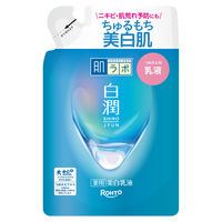 肌ラボ 白潤 薬用美白乳液 詰替え 140mL ×2個　トラネキサム酸 シミ そばかす 無着色 無香料　ロート製薬