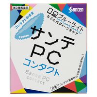 サンテPCコンタクト 12ml 参天製薬　コンタクト装着時の不快感 目薬 黄色 目の疲れ・炎症 ブルーライト【第3類医薬品】