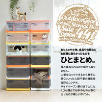 【軒先渡し】B.Bファニシング折りたたみ収納BOX キャスター付き （44L）ONBX0117PLCWH1台（直送品）