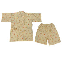 ブルーメイト 子供用 女児 甚平セット イエロー 花柄 150cm 14348E YE2 150 1セット（直送品）