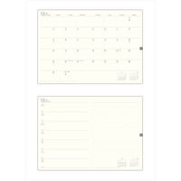 レイメイ藤井 【2024年版】ノフェスリフィル ウィークリー・レフト A6 月曜始まり RFDR2496 1冊（直送品）