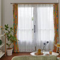 スミノエ DESIGNLIFE レースカーテン ステッチライン ブルー AS-V2108-240239BL １セット(2枚入)（直送品）