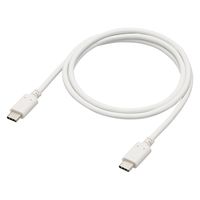 タイプCケーブル (USB-C to C) PD対応 100W 1m 白 MPA-CC5P10WH エレコム 1本（直送品）