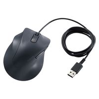 有線マウス 静音 5ボタン 左手専用 Mサイズ ブラック M-XGM31UBSKBK エレコム 1個（直送品）