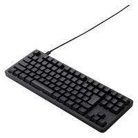 キーボード 有線 着脱式USBケーブル 茶軸 タクタイル テンキーレス ブラック TK-MC30UKTBK エレコム 1個（直送品）