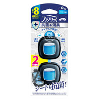 Pファブリーズ 車用 イージークリップ 抗菌＋消臭 クリーン・ブルー・シャボン 1セット（1パック（2個入）×5） 消臭剤 芳香剤 P＆G