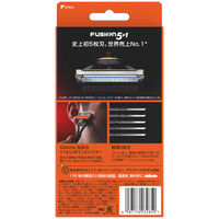 ジレット（Gillette）髭剃り フュージョン マニュアルホルダー 5セット（本体＆替刃2個付×5） カミソリ 男性用 P＆G