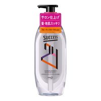サクセス24 クレンジングシャンプー みずみずしいフルーティフローラルの香り本体 350ml 5本 清潔感スタンバイ！