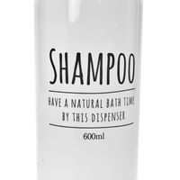 ポンプボトル ディスペンサー ラウンド シャンプー 600ml リビング 5個