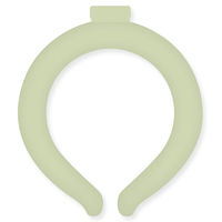 U'cooL（ユークール） 2way 小さめサイズ ライトカーキ 5個 首元冷却 医食同源ドットコム アイスリング 暑さ対策