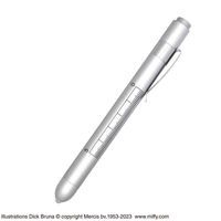 セントレディス ミッフィーメディカルペンライト シルバー ST-CTMF0002 1セット(3個入)（直送品）