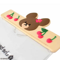 セントレディス くまのがっこうネームホルダーベージュ ST-ZKU0022 1セット(6個入)（直送品）