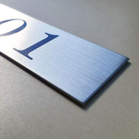 ホースケアプロダクツ サインプレート ステンレス タイプG STーG 011【無地】 159490 1枚（直送品）