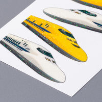 奥山商会 ラメ入りシール ドクターイエロー ZR502 1枚