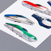 奥山商会 ラメ入りシール 新幹線 ZR508 1枚