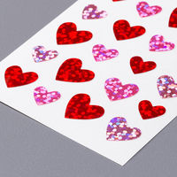 奥山商会 プリズムシール ハート3色 PH282 1枚