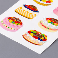 奥山商会 クリアーシール バースデーケーキ ZC088 1枚