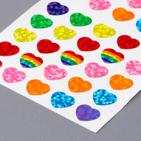 奥山商会 プリズムシール レインボーハート CP098 1セット(5枚)