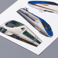 奥山商会 ラメ入りシール 特急 ZR501 1セット(5枚)