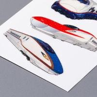 奥山商会 ラメ入りシール 東日本 ZR504 1セット(5枚)