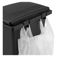 天馬 ゴミ箱 フタ付き 45L 連結可能 屋外 ブラック 幅31×奥行45×高さ60cm ELB-TBP45 Boite e-LABO つなげて分別ペール